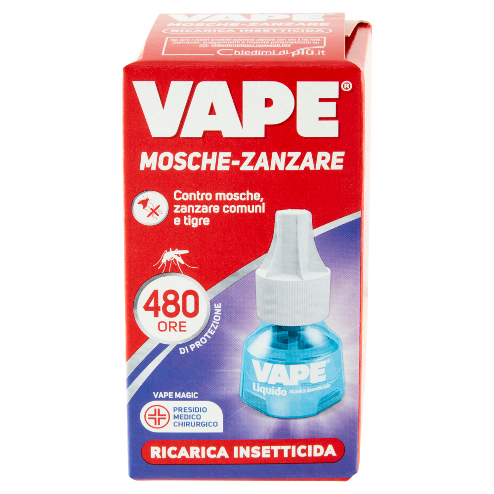 VAPE Mosche-Zanzare Liquido Ricarica 22 ml