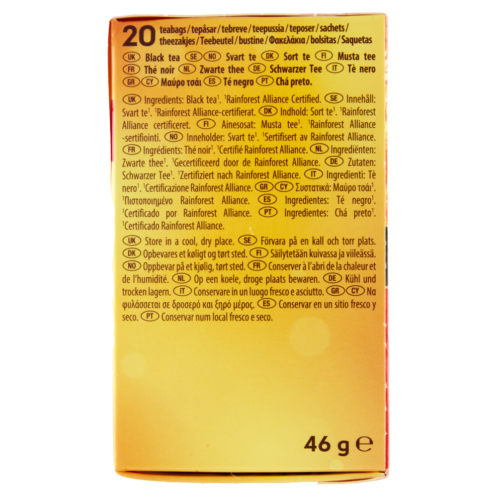 Lipton English Breakfast 20 Pyramid Teabags 46 g