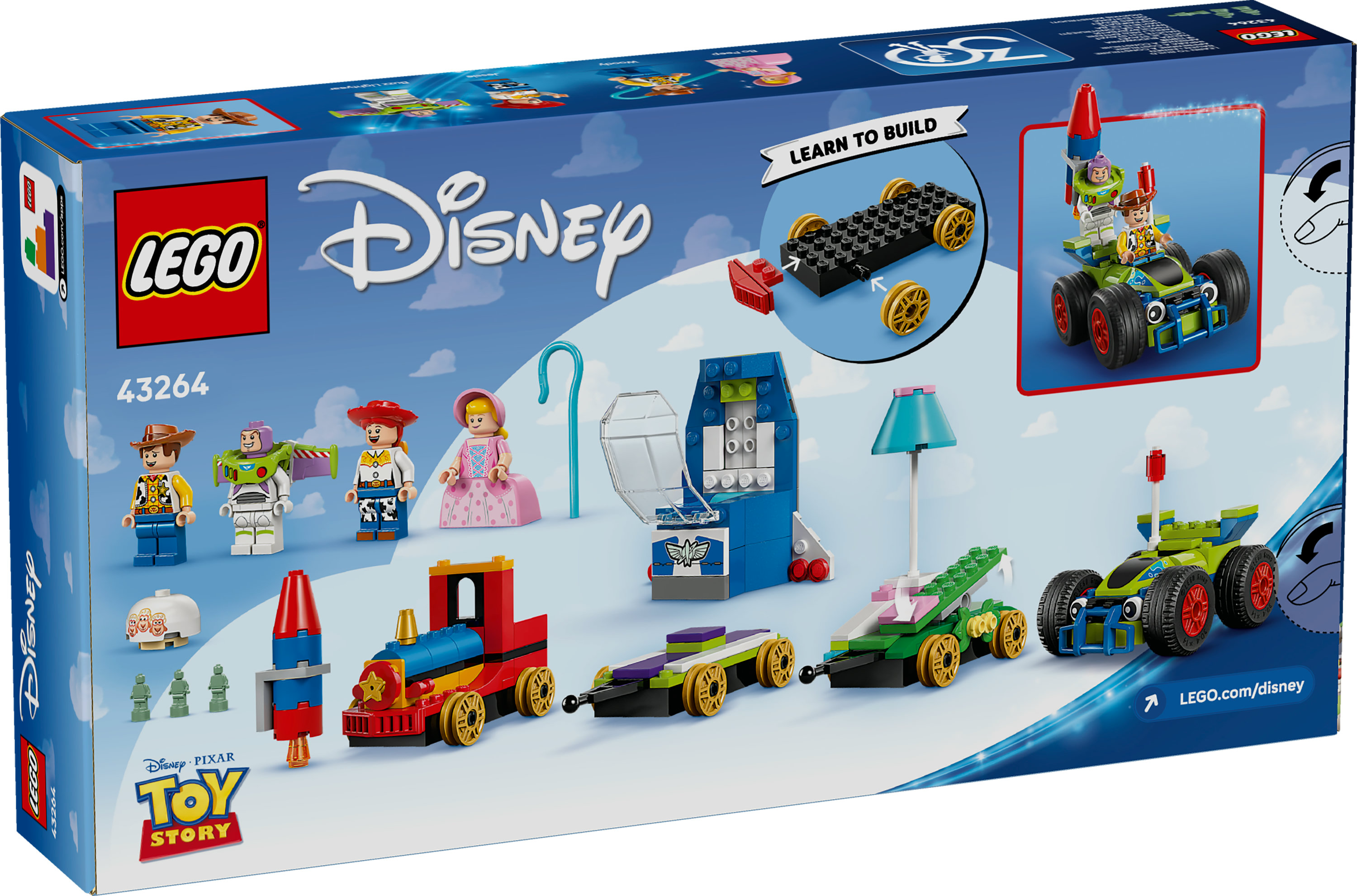 LEGO Disney Toy Story: Treno e Auto RC celebrativi