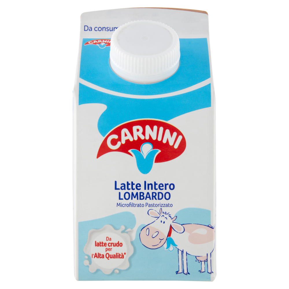 Carnini Latte Intero Lombardo Microfiltrato Pastorizzato 500 ml