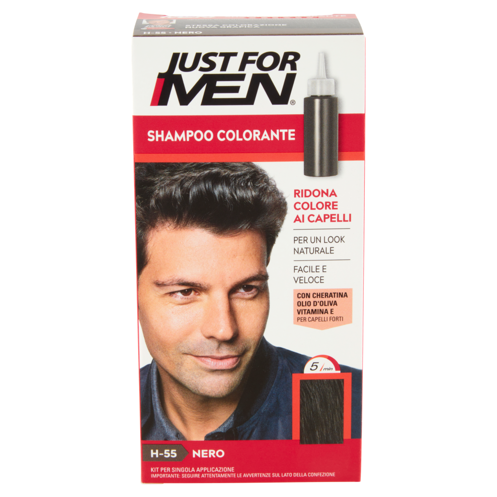 Just For Men Shampoo Colorante H-55 Nero