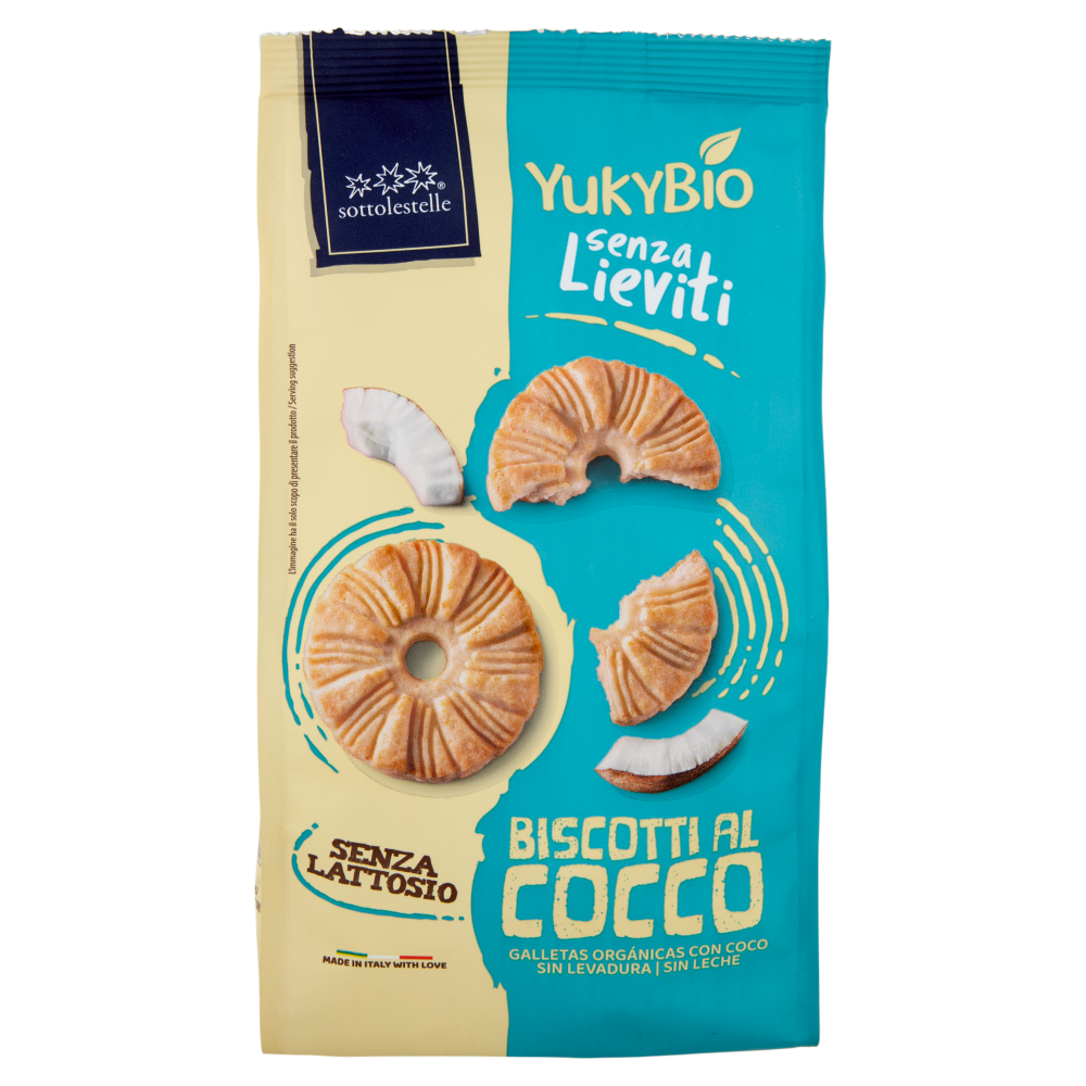 YukyBio Senza Lieviti Biscotti al Cocco 300 g