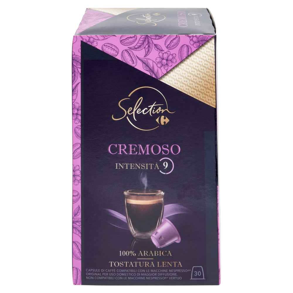 Carrefour Selection Cremoso Intensità 9 Capsule 30 x 5 g