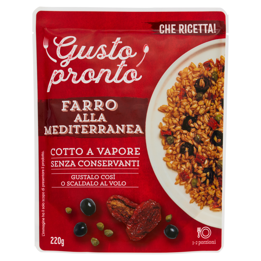 Gusto pronto Farro alla Mediterranea 220 g