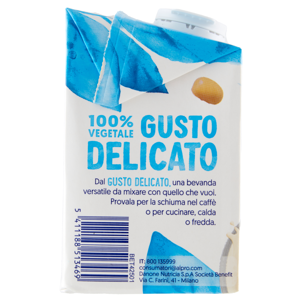 Alpro Classico Soia, Bevanda 100% Vegetale, Basso Contenuto di grassi, Senza Lattosio, 500ml