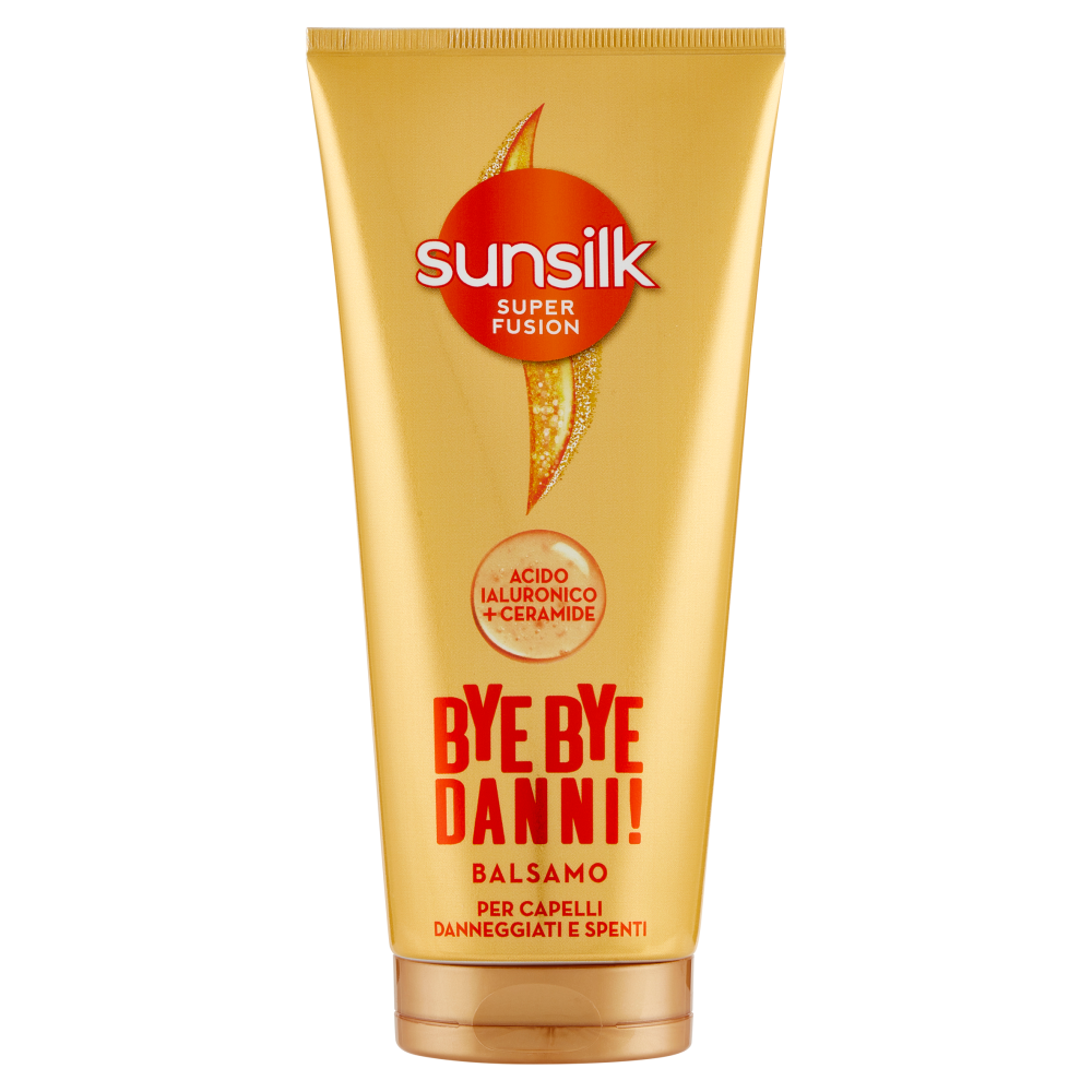 sunsilk Super Fusion Bye Bye Danni! Balsamo per Capelli Danneggiati e Spenti 180 ml