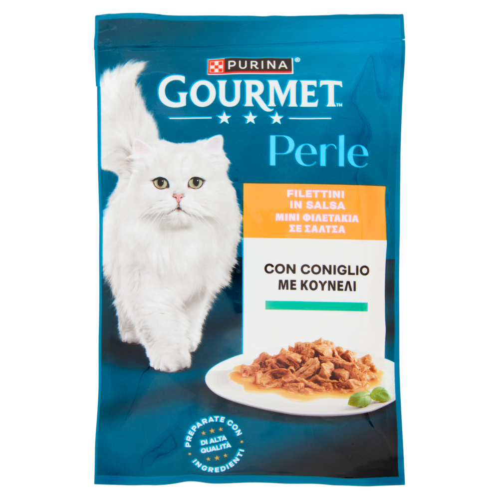 PURINA GOURMET Perle Filettini in Salsa con Coniglio 85g