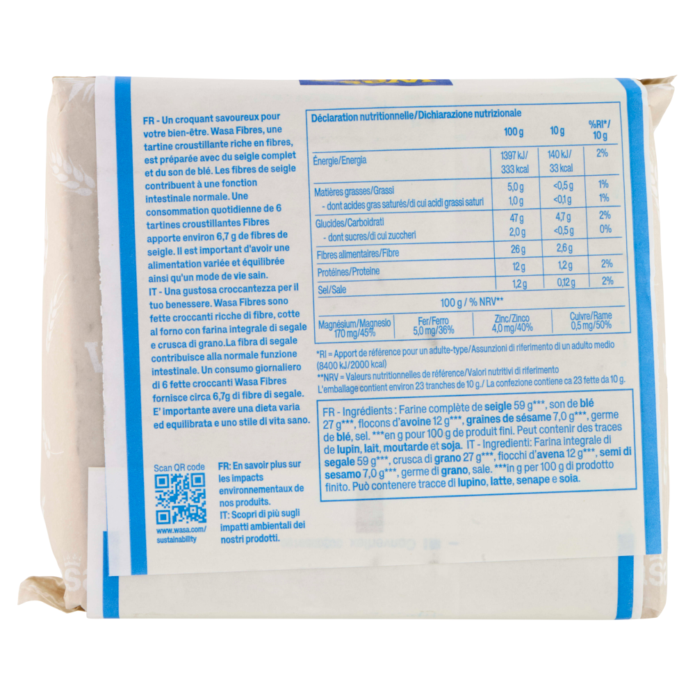 Wasa Fibres Cracker Ricco di Fibre 230g
