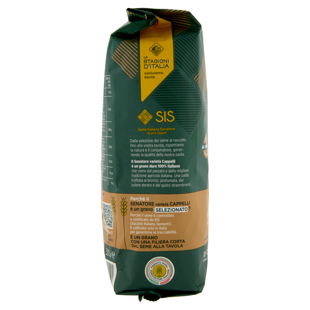 Le Stagioni d'Italia Senatore varietà Cappelli Tortiglioni 500 g
