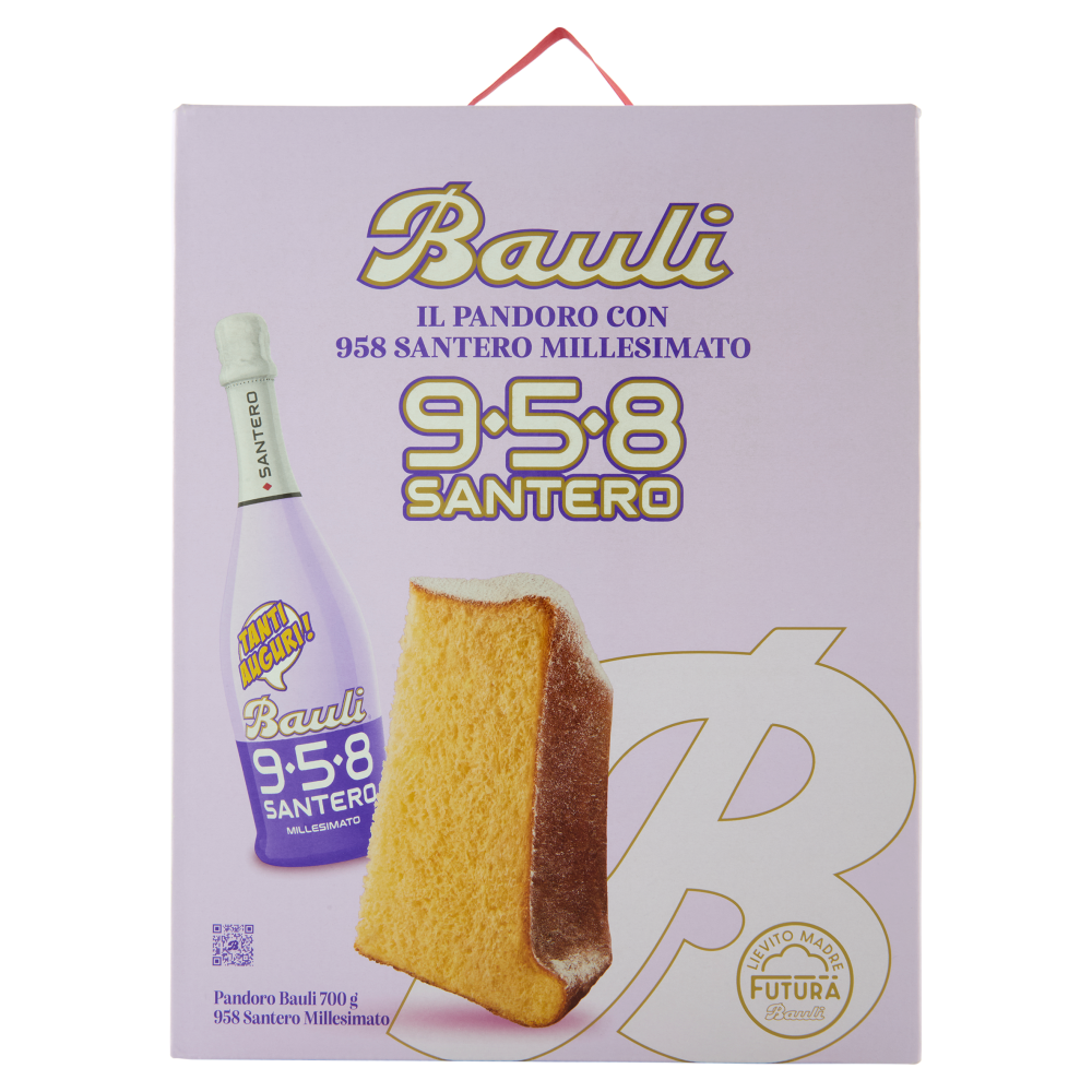Bauli 958 Santero Pandoro Bauli 700 g + 958 Santero Millesimato 75 cl