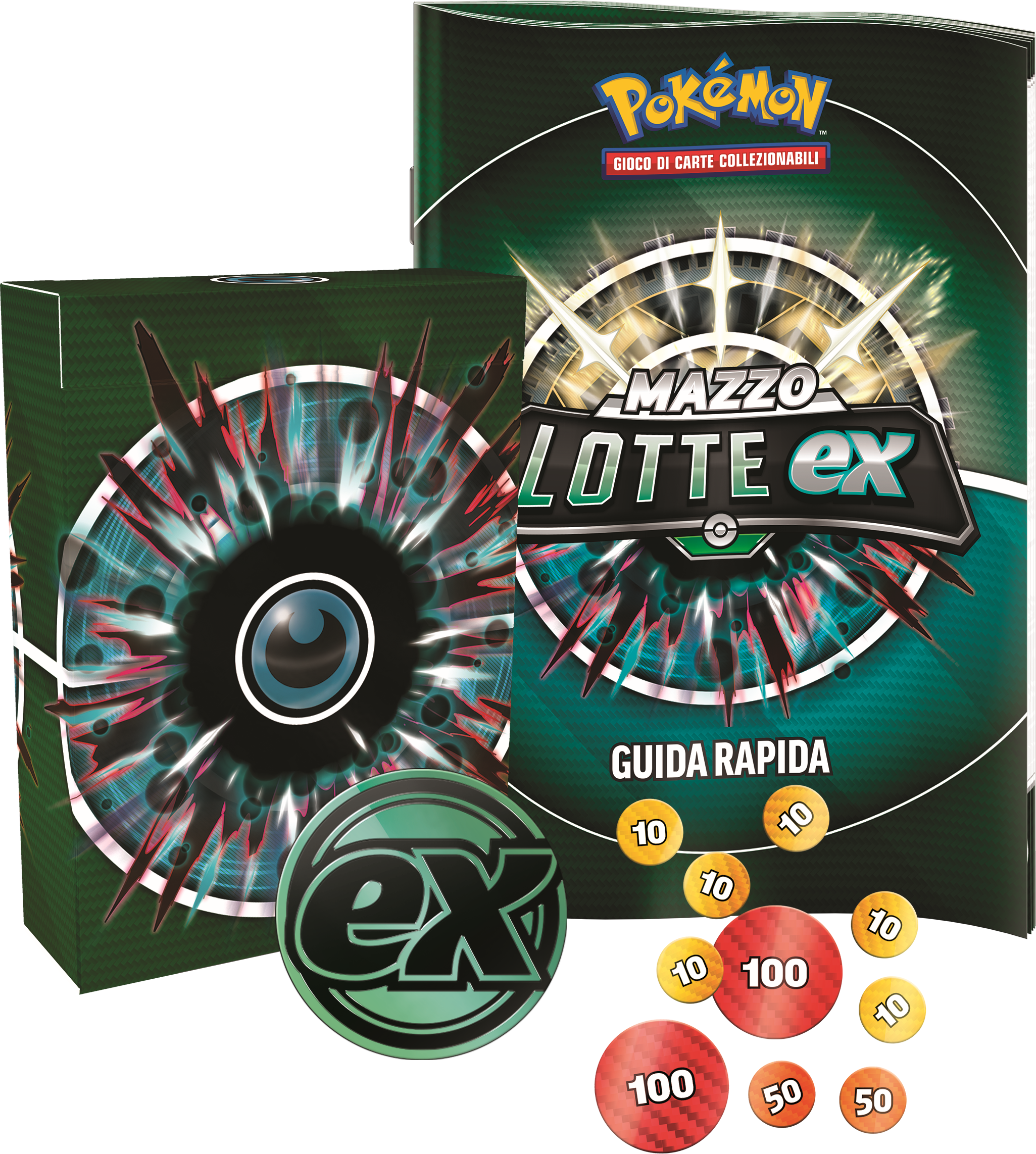 Pok&eacute;mon Pokemon Mazzo Lotte EX Melmetal e Houndoom (IT)