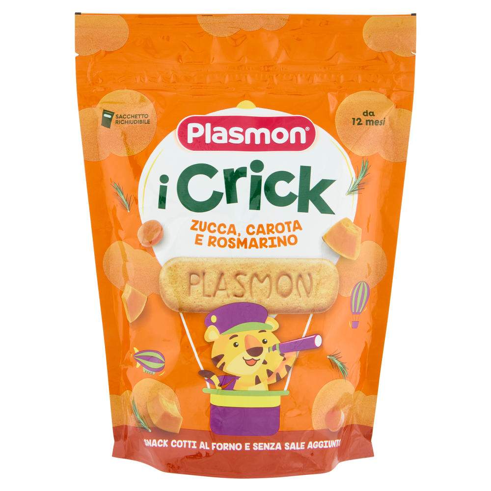 Plasmon i Crick Zucca, Carota e Rosmarino 100 g