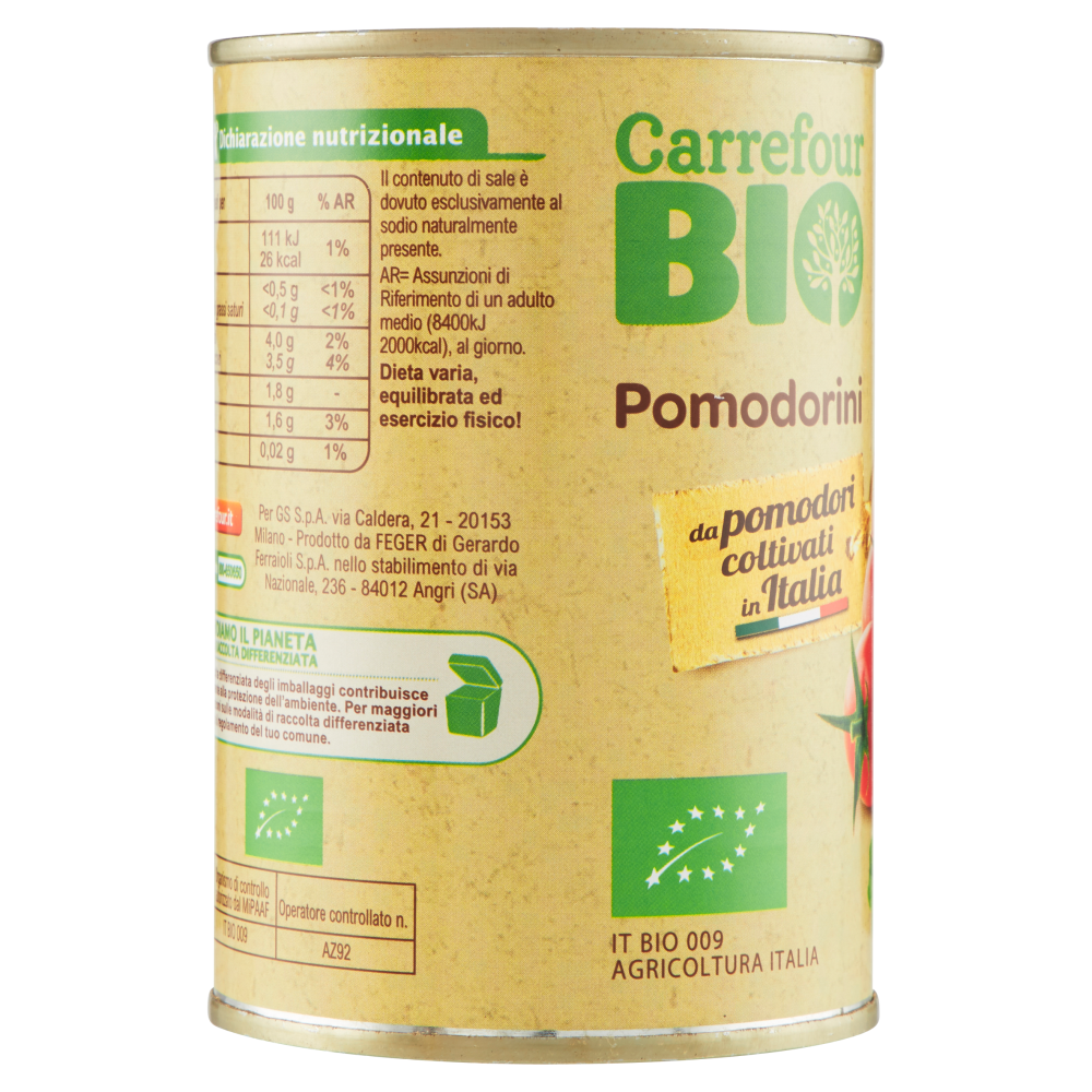 Carrefour Bio Pomodorini 400 g