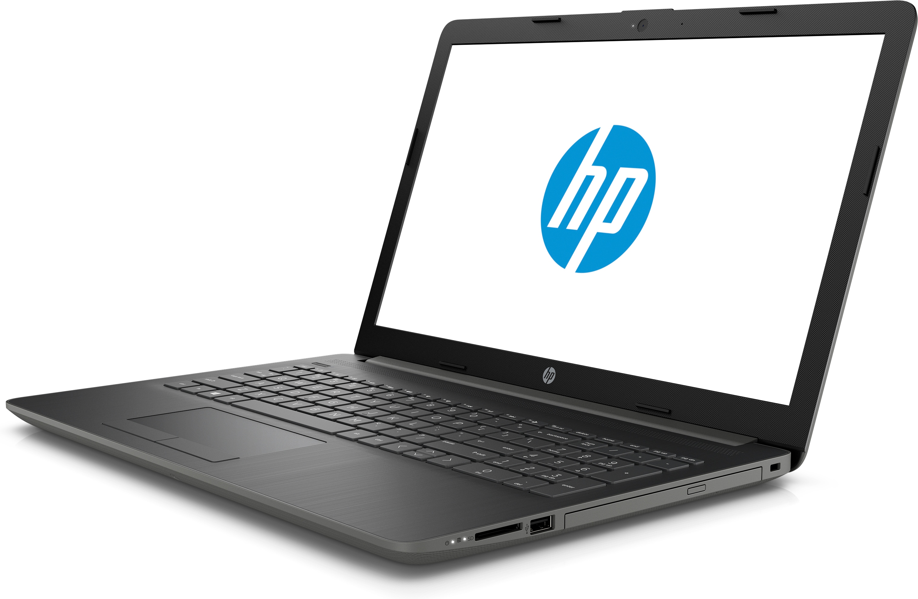 HP Notebook - 15-db0030nl AMD Ryzen™ 5 2500U Computer portatile 39,6 cm (15.6") HD 8 GB DDR4-SDRAM 1 TB HDD Wi-Fi 5 (802.11ac) Windows 10 Home Grigio, Argento