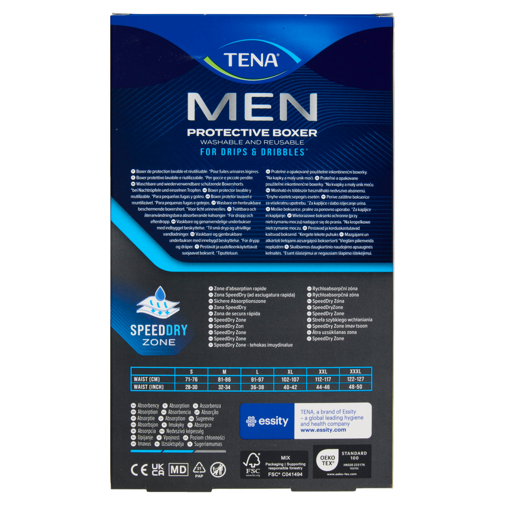 Tena Men Protective Boxer M Nero 1 pz