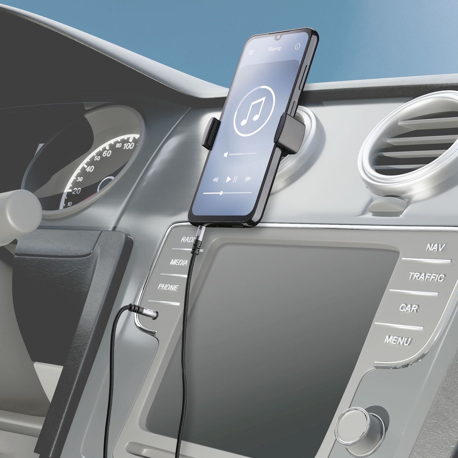 Cellularline Aux Music Connection Cable - Universale Jack 3.5mm