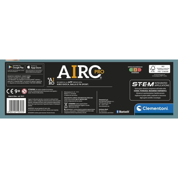 Clementoni 19449 robot d'intrattenimento