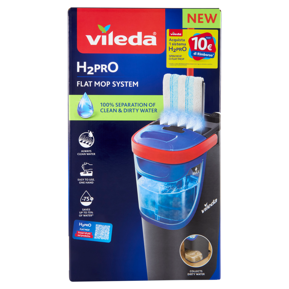 Vileda H2Pro Flat Mop Sistema
