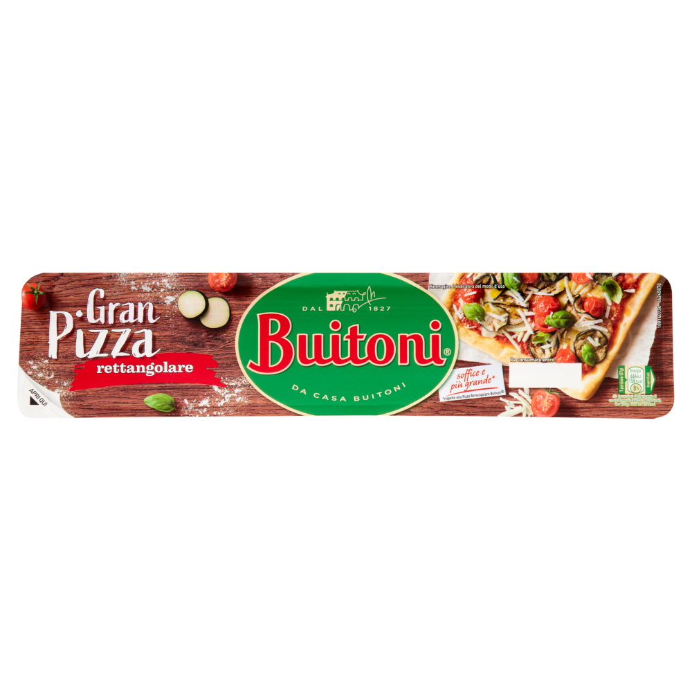 BUITONI Gran Pizza Pasta Fresca Stesa per Pizza Rettangolare Rotolo 460