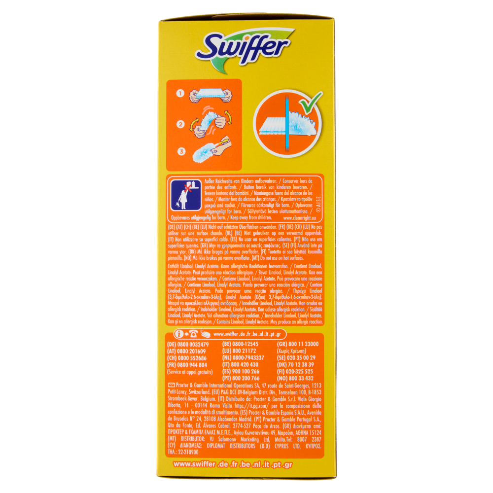 Swiffer Duster Cattura Polvere Clean & Fresh - Ricarica 9 Piumini per spolverare