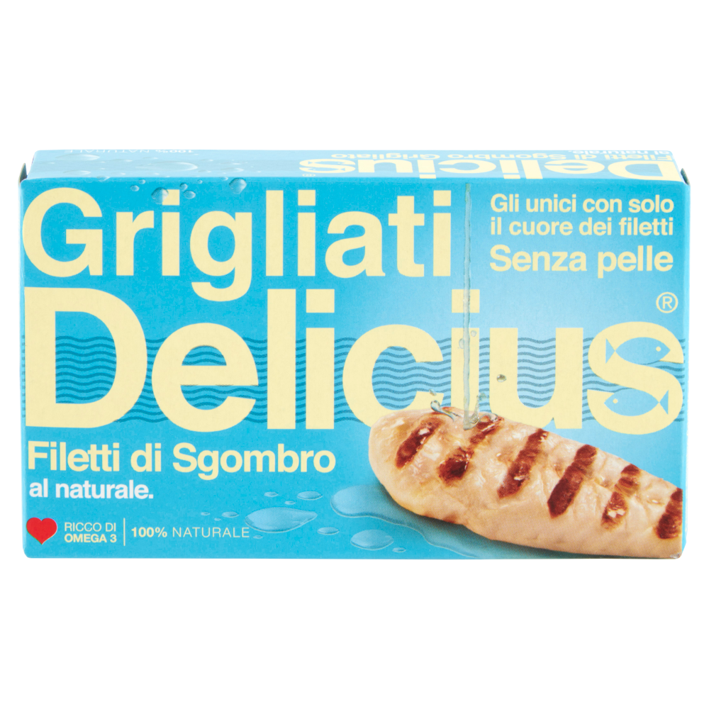 Delicius Grigliati Filetti di Sgombro al naturale 90 g
