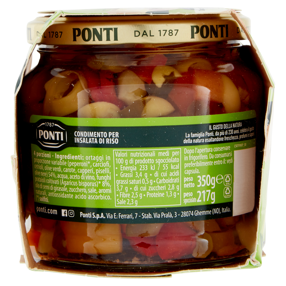 Ponti Peperlizia Insalata per Riso 2 x 350 g