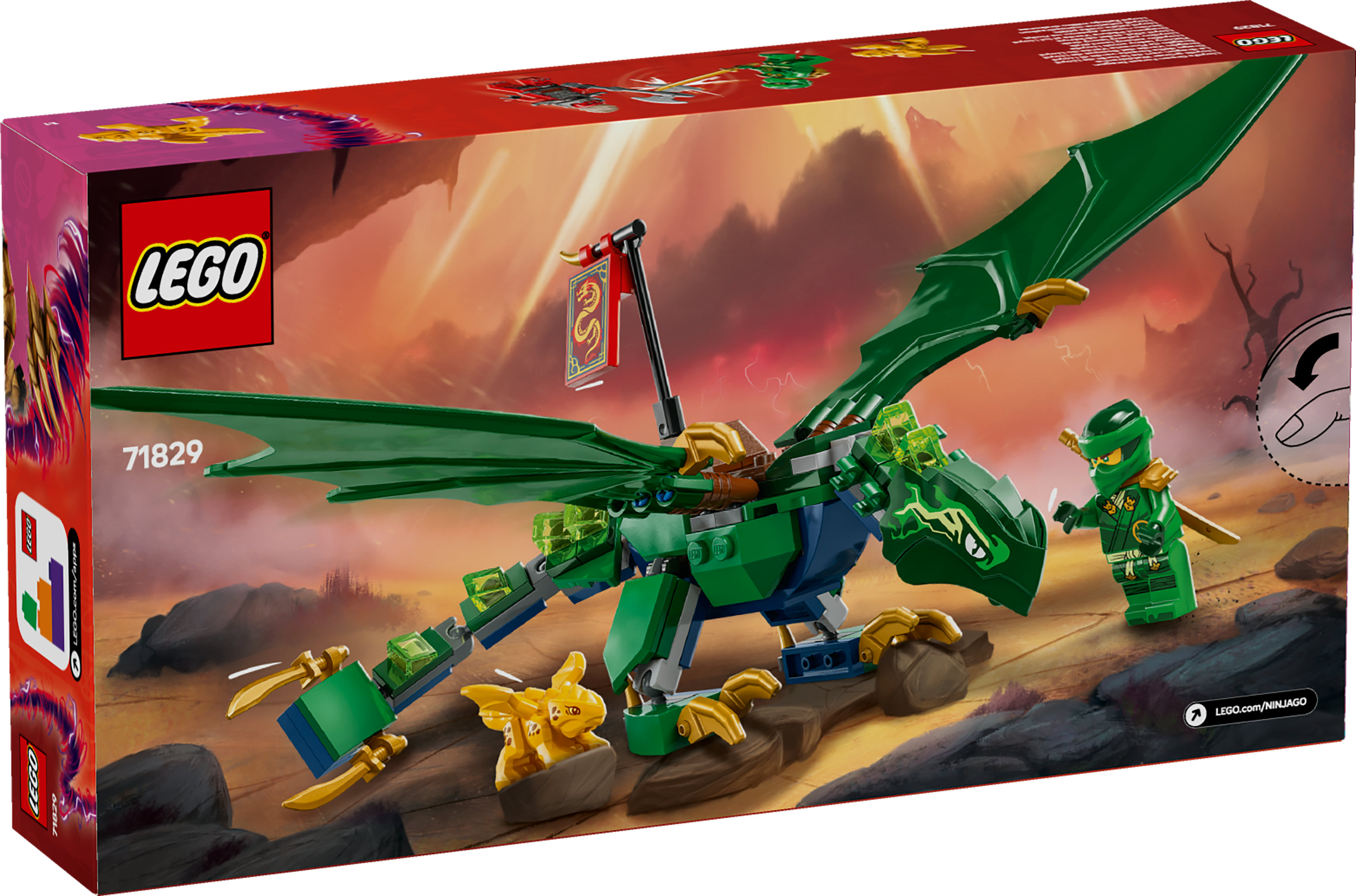 LEGO NINJAGO Drago della foresta verde di Lloyd