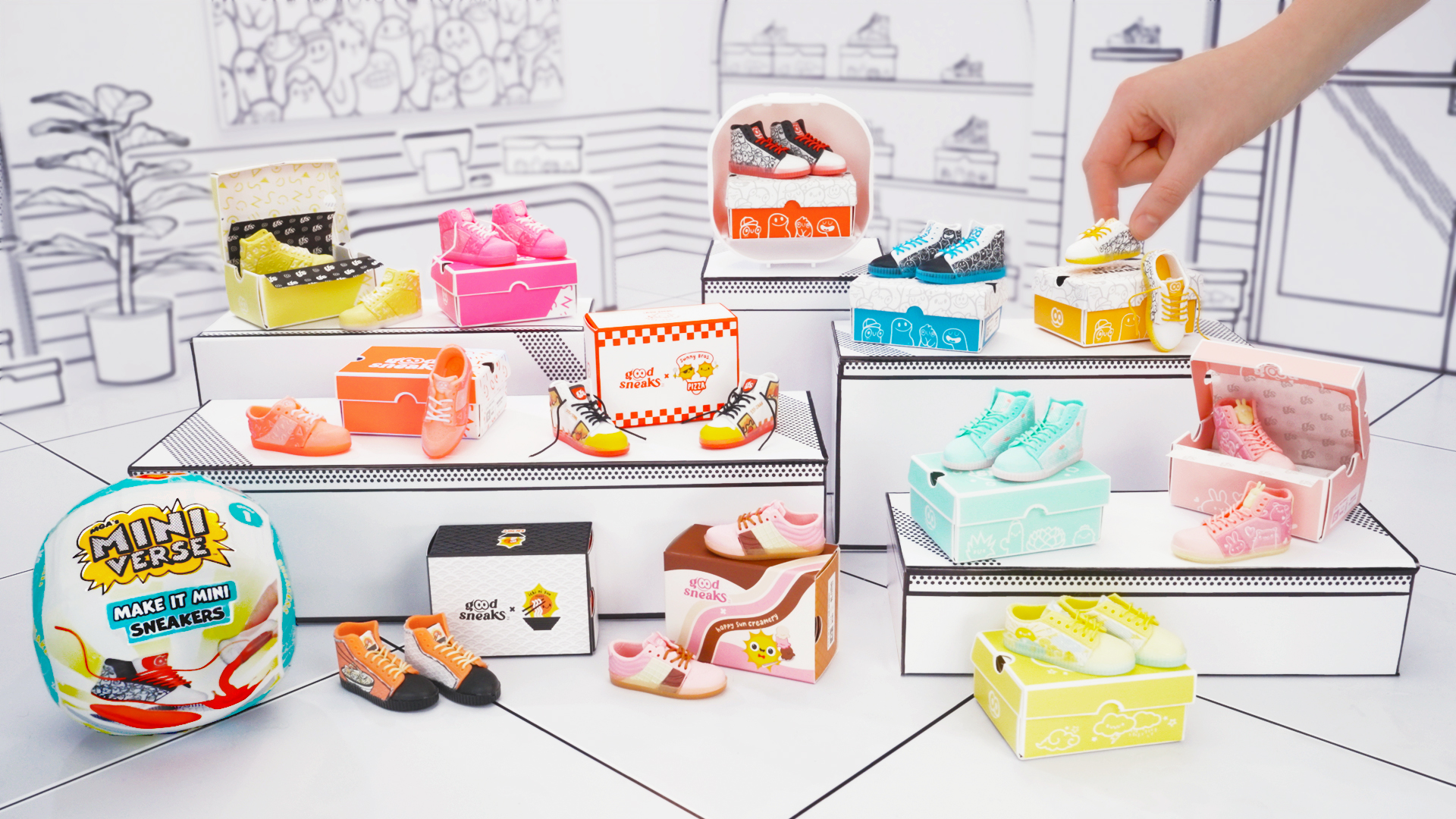 Miniverse Make It Mini Sneakers in PDQ