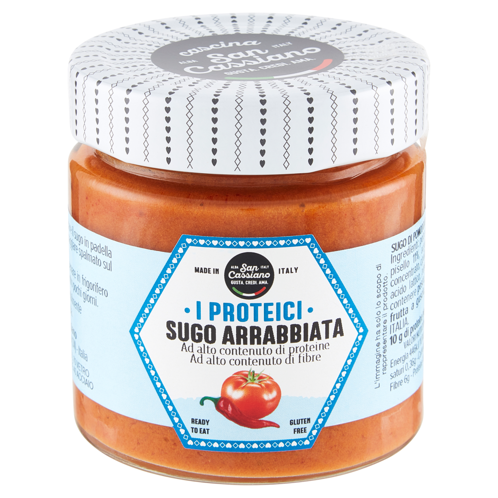 cascina San Cassiano I Proteici Sugo Arrabbiata 190 g