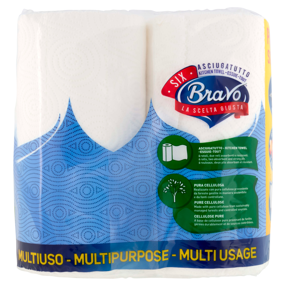 Bravo Six Asciugatutto 6 pz