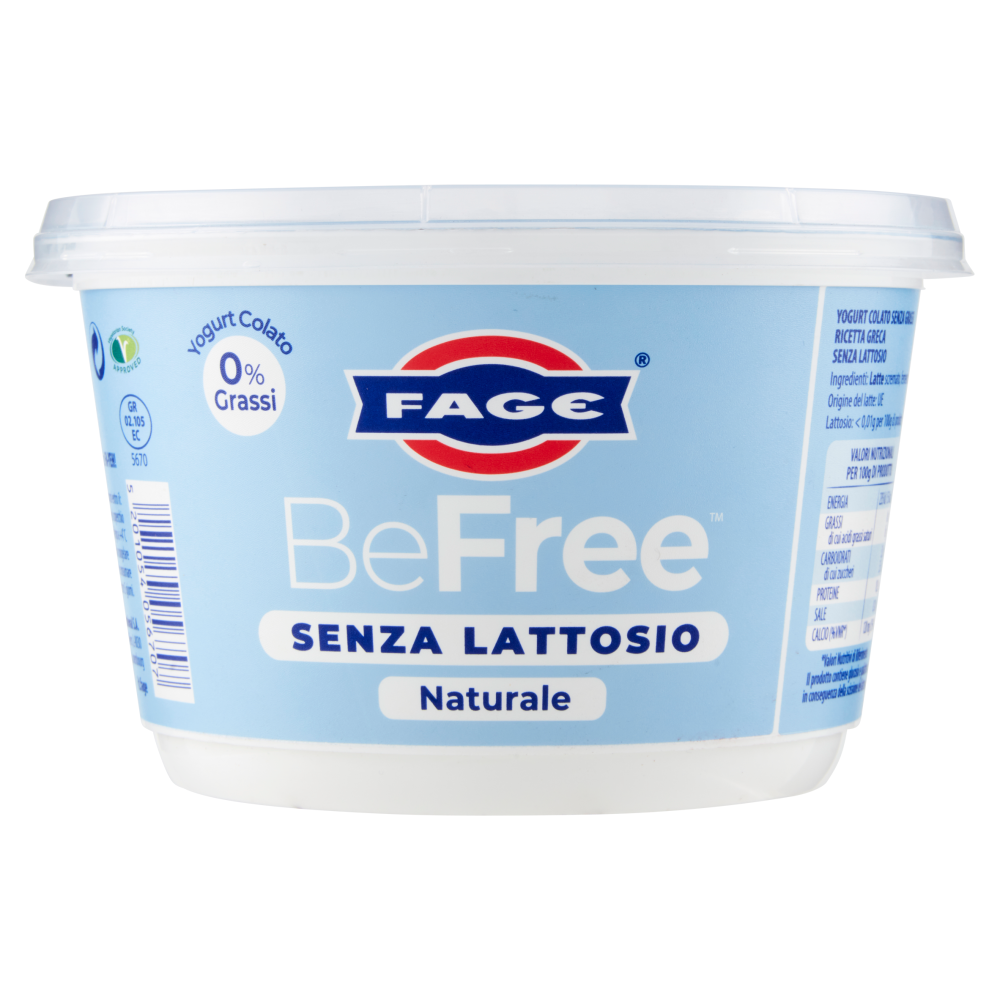 Fage BeFree Senza Lattosio Naturale 450 g