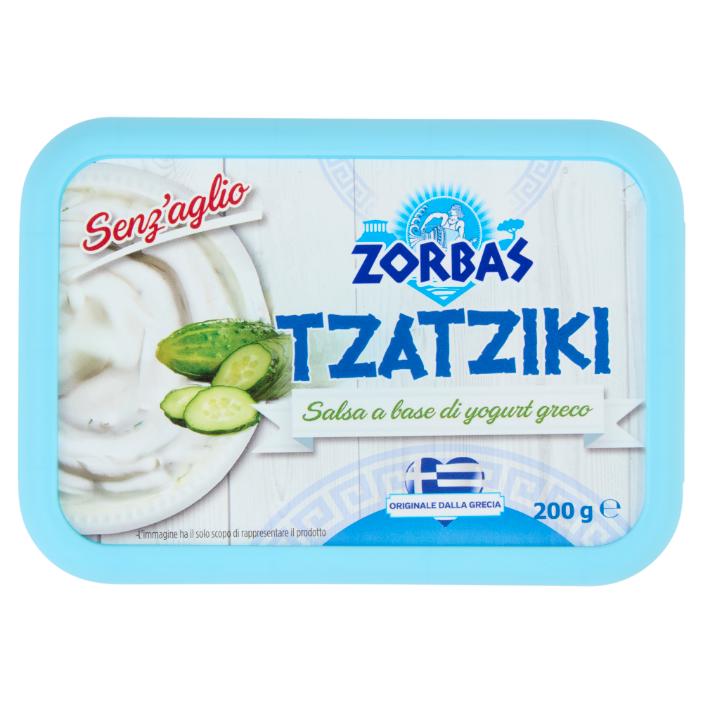 Zorbas Tzatziki Senz'aglio 200 g