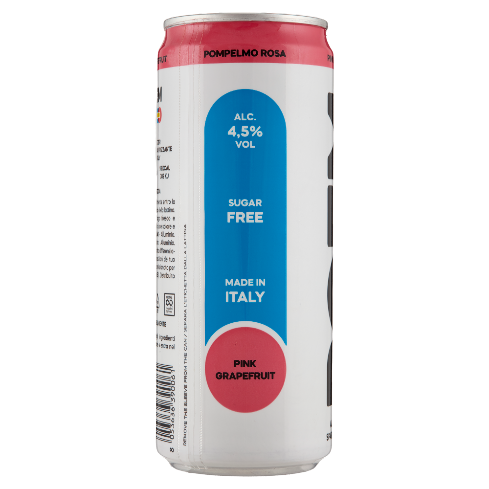 Boem Alcoholic Sparkling Drink Pink Grapefruit 330 ml