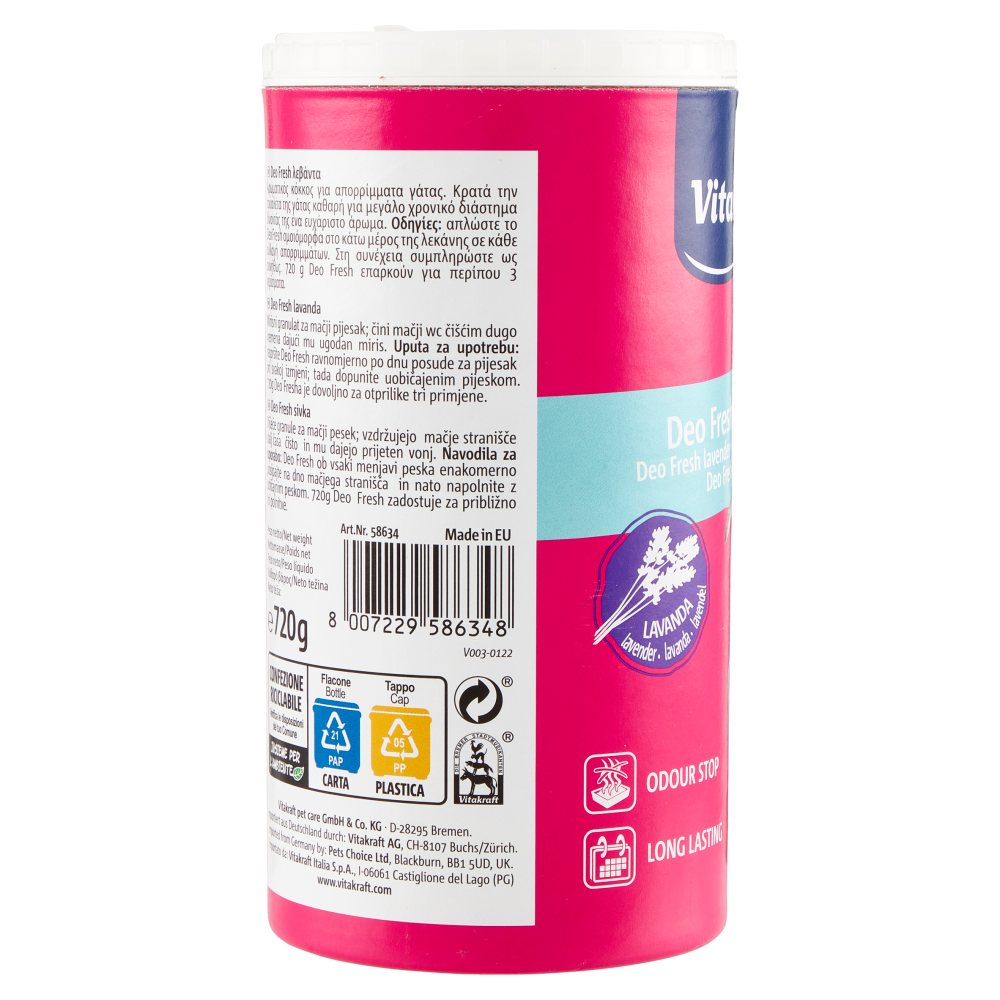 Vitakraft Care Deo Fresh Lavanda 720 g