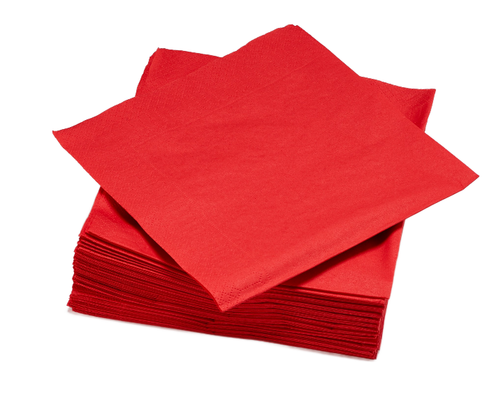 Le Nappage 3614611045281 tovagliolo di carta Cellulosa Rosso 50 pz