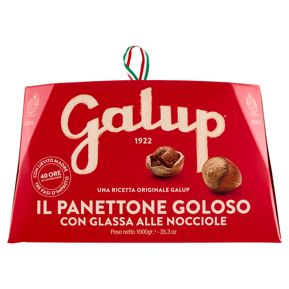 Galup il Panettone Goloso con Glassa alle Nocciole 1000 g