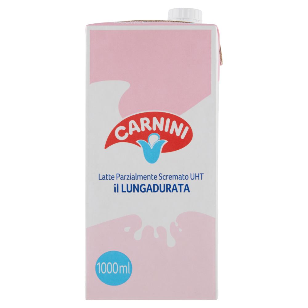 Carnini Latte Parzialmente Scremato UHT il Lungadurata 1000 ml