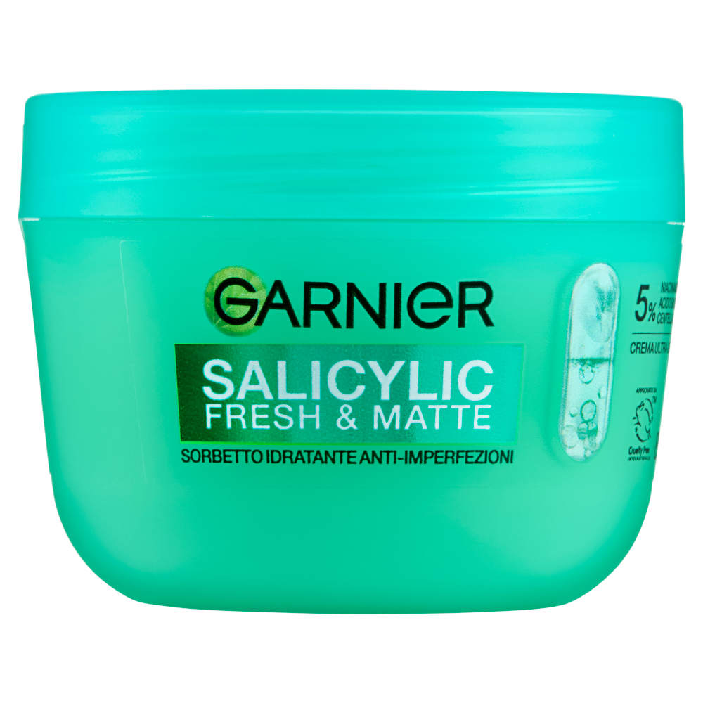 Garnier Salicylic Fresh & Matte Sorbetto Idratante Anti-Imperfezioni 85 ml