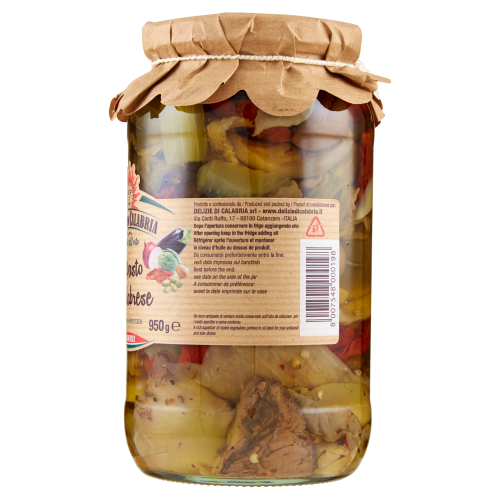 Delizie di Calabria Antipasto Calabrese 950 g