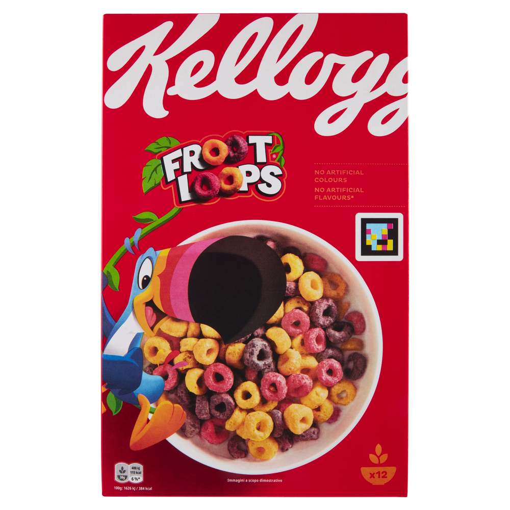 Kellogg's Froot Loops - Cereali 375 g - Spesa Online