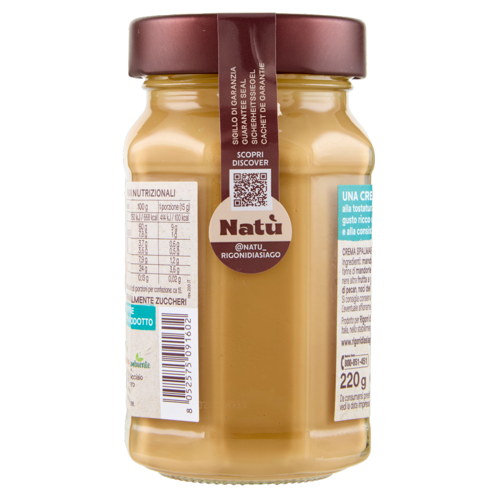 Rigoni di Asiago Natù Mandorle bio 220 g