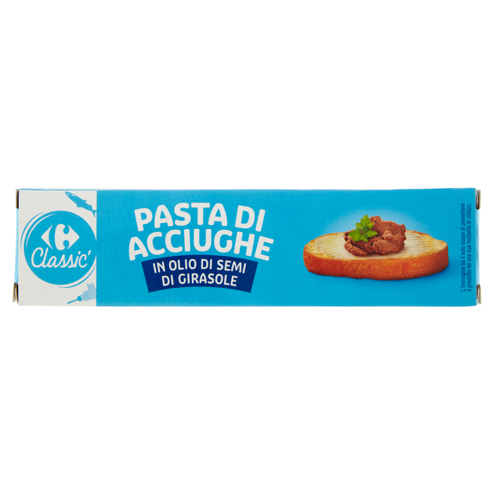 Carrefour Classic Pasta di Acciughe in Olio di Semi di Girasole 60 g