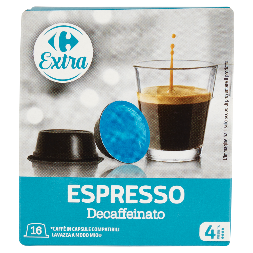 Carrefour Extra Espresso Decaffeinato 16 x 7,5 g