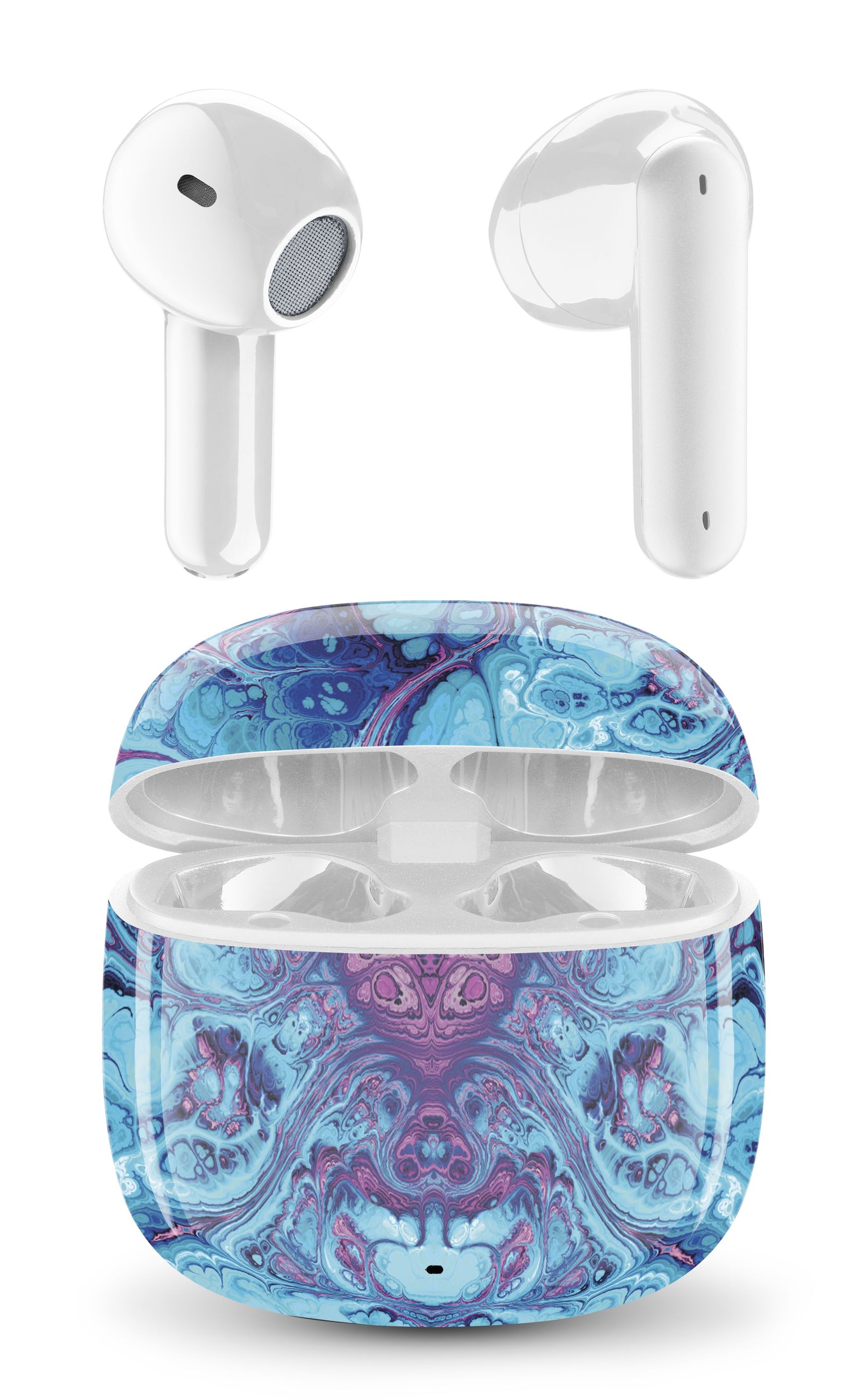 Music Sound Showy Auricolari Bluetooth TWS a capsula senza fili con custodia di ricarica in vari modelli e colori
