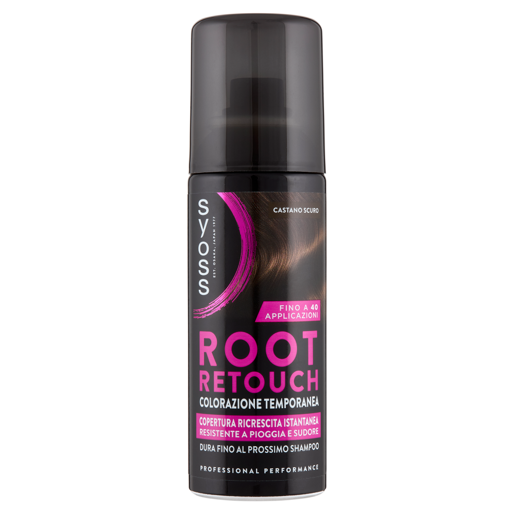 Syoss Root Retouch Colorazione Temporanea Castano Scuro 120 ml