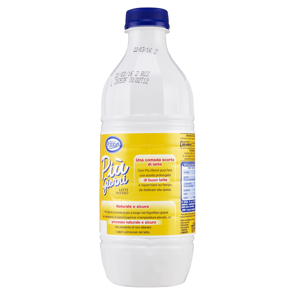 Ferruccio Podda Pi&ugrave; Giorni Latte Intero 1 litro