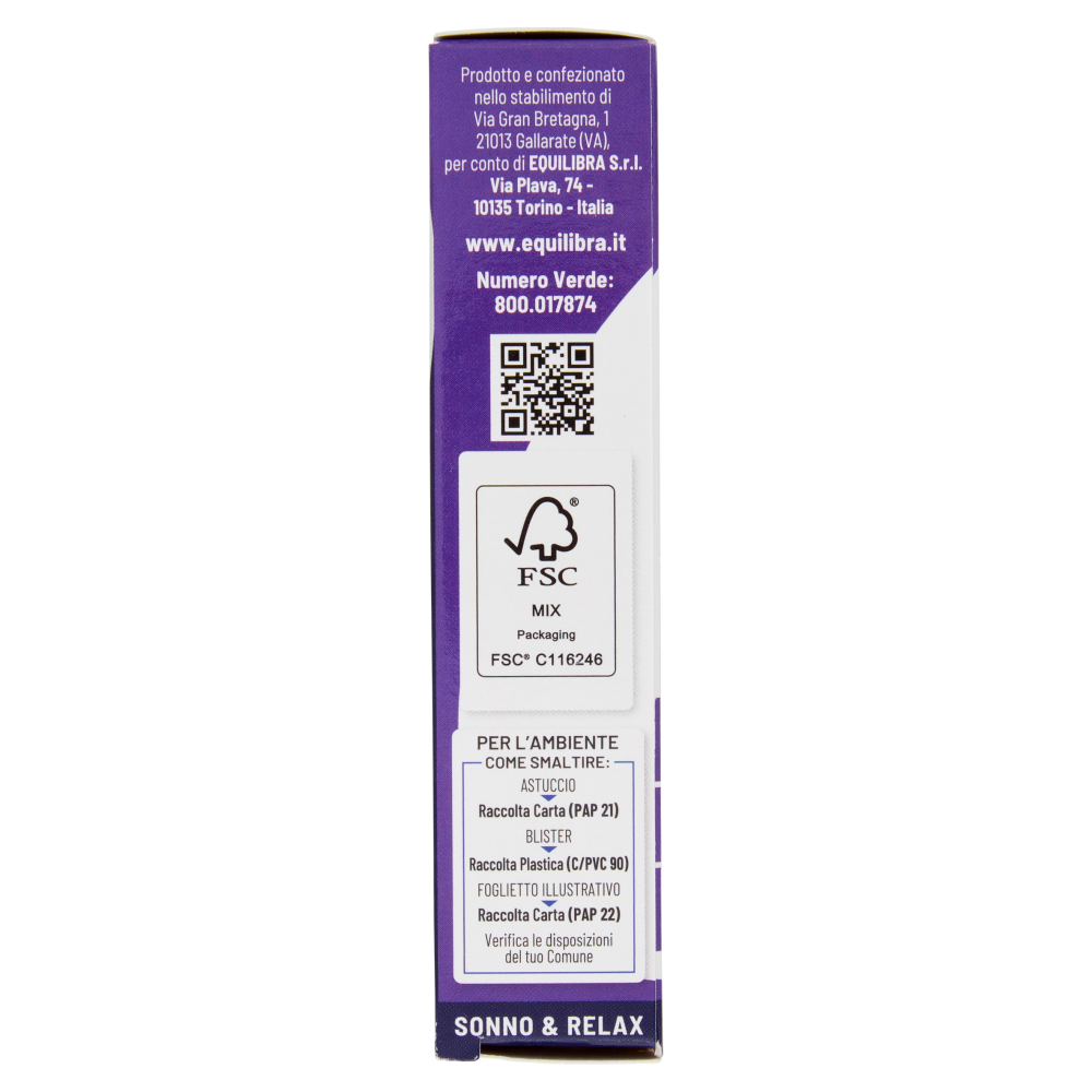 equilibra Crono Sonno Compresse Triplo Strato 30 x 0,5 g