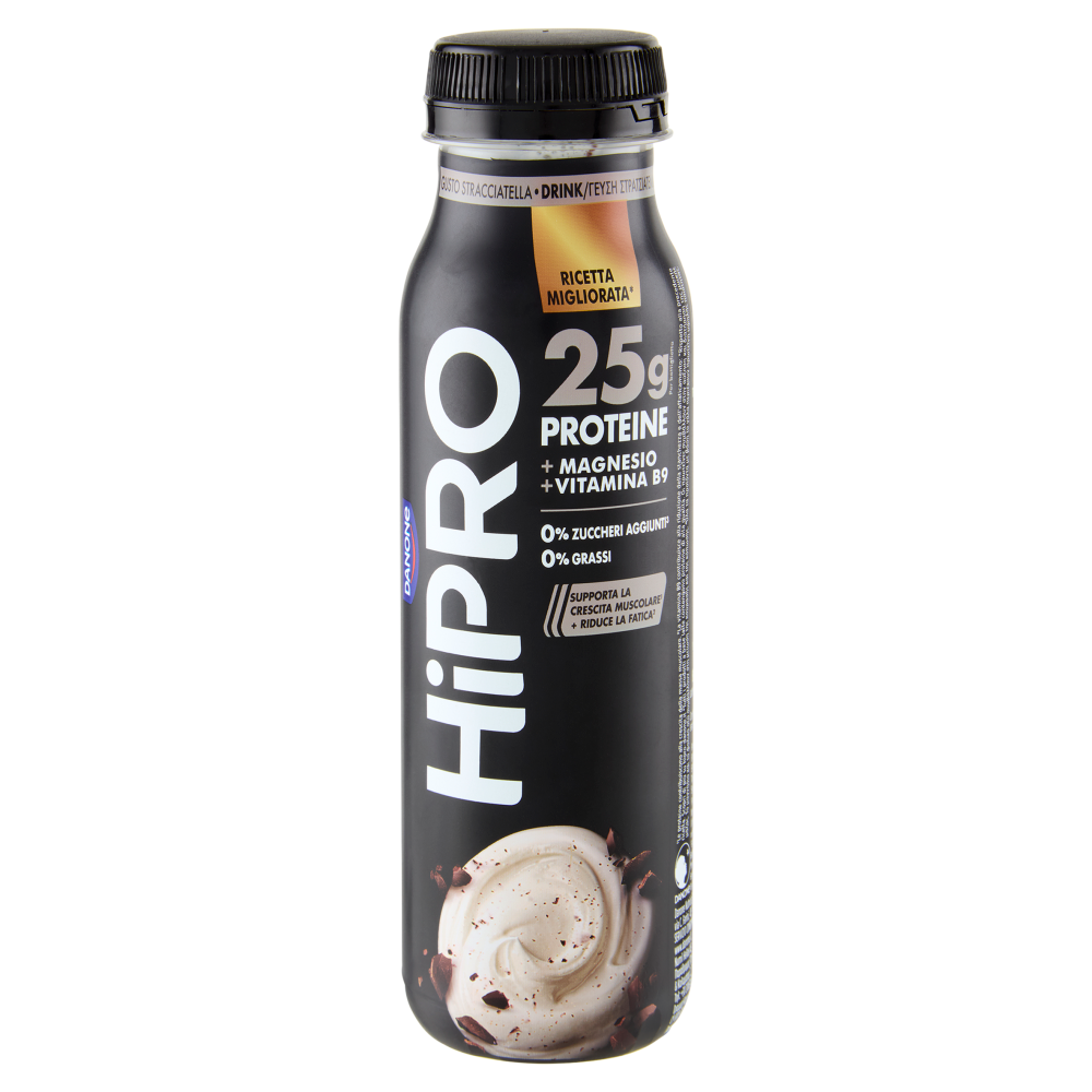 HiPRO Drink Stracciatella,25g Proteine,0% grassi,con Magnesio&Vit B9, senza lattosio, 300g
