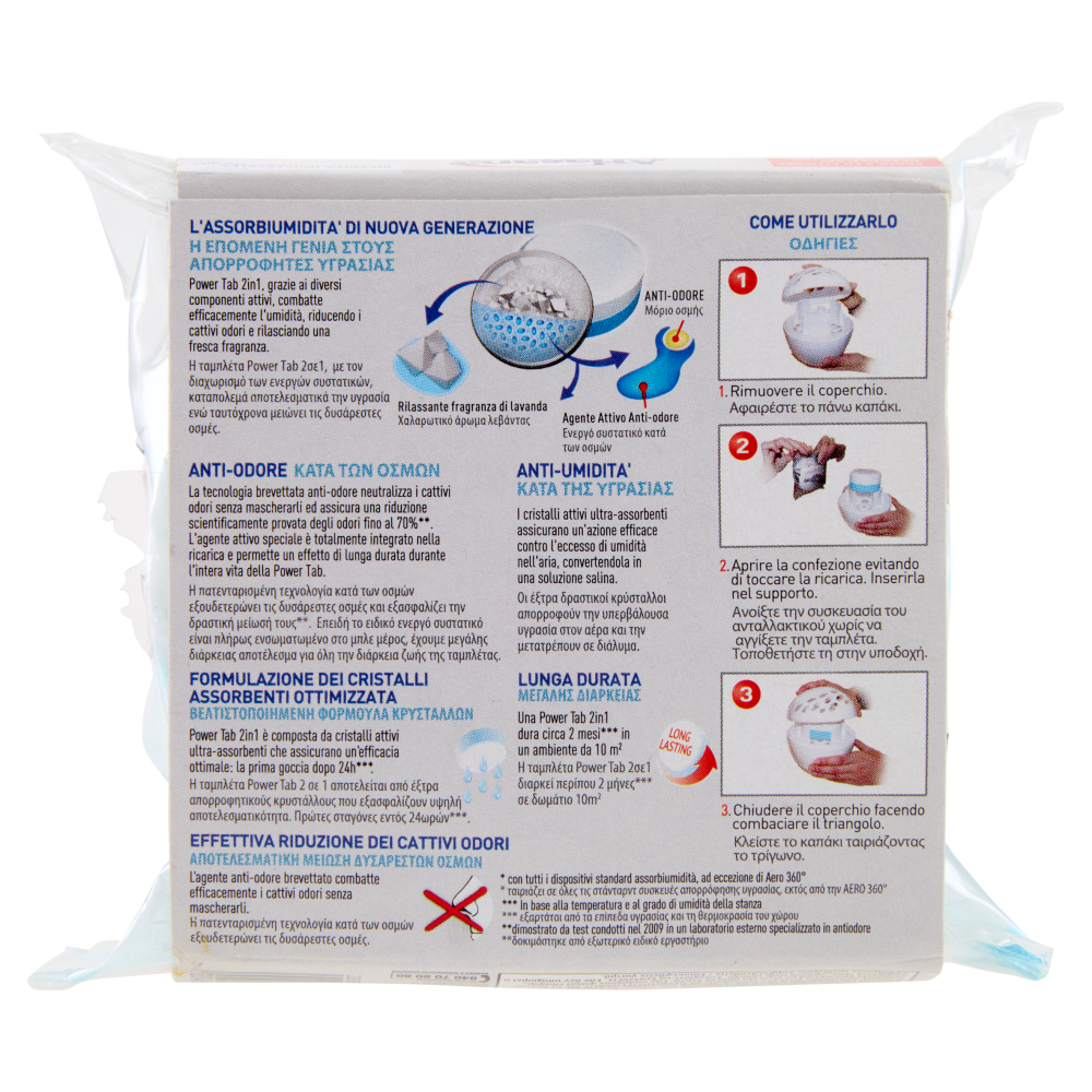 ARIASANA Power Tab Micro Antiodore 300 g