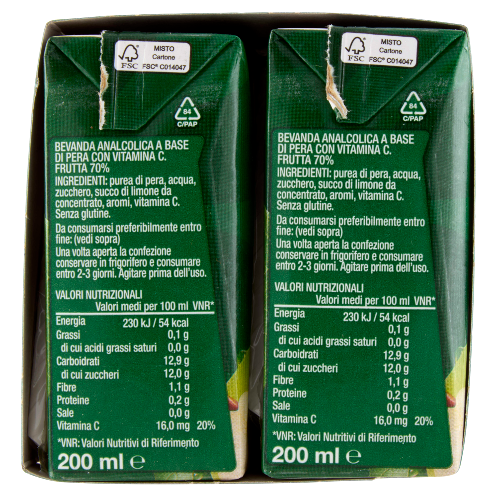 Yoga Optimum 70% Pera Italiana 6 x 200 ml